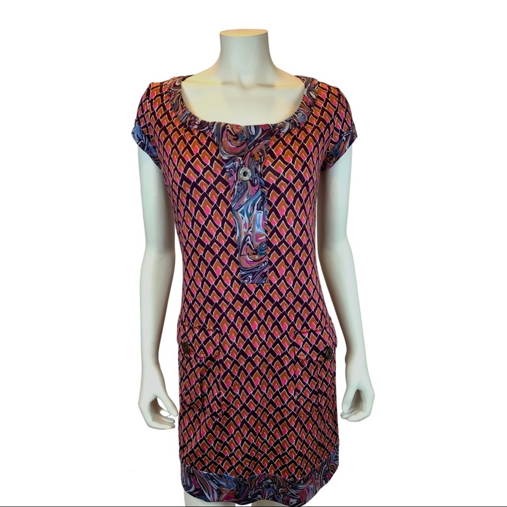 Diane von Furstenberg Print Silk Jersey Dress